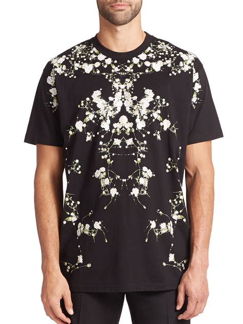 givenchy cherry blossom print tshirt|givenchy t-shirts for men.